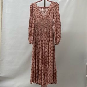 Free People Indigo Child Midi Dress Size S